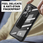 Applicable aux coques de téléphone portable pliables à charnière plate Samsung Zfold3 / Zfold4 avec film de galvanoplastie