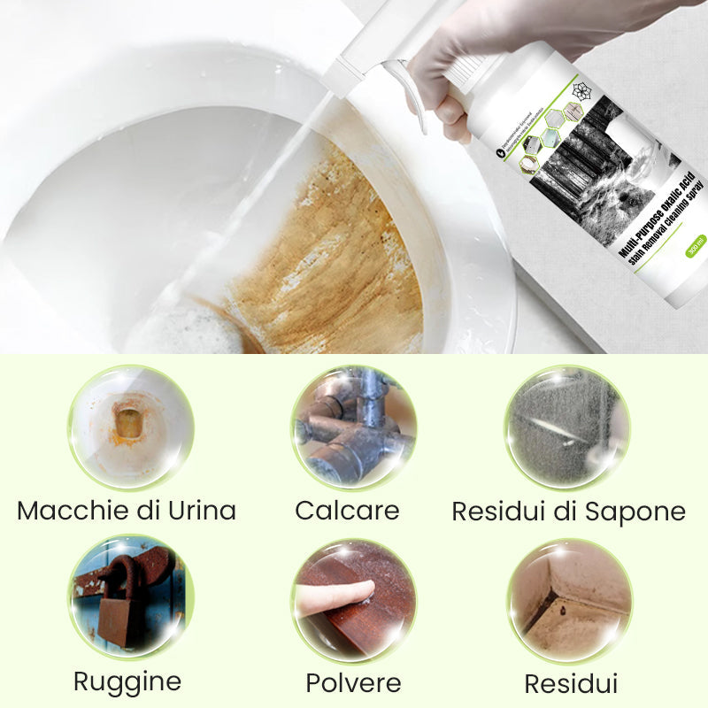 🔥 Vente flash 49 % de réduction 🔥 Spray détachant multi-usage à l'acide oxalique