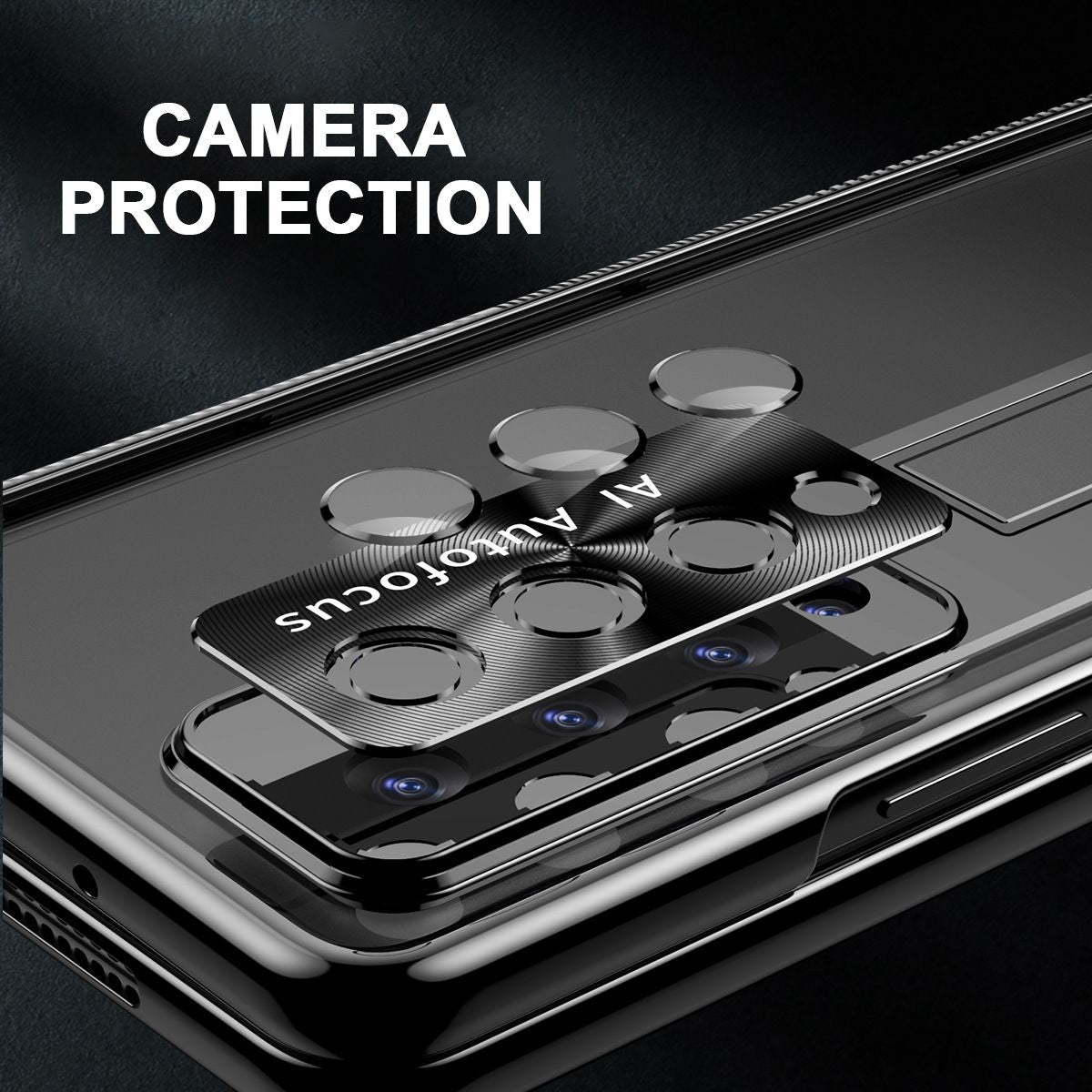 Applicable aux coques de téléphone portable pliables à charnière plate Samsung Zfold3 / Zfold4 avec film de galvanoplastie