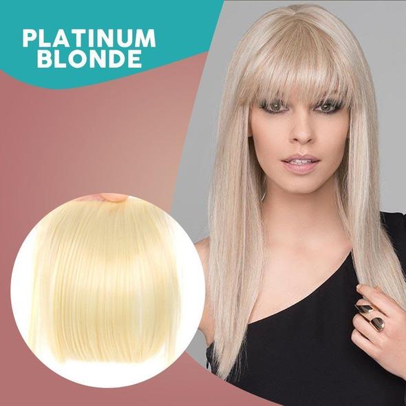Extensions capillaires avec frange à clipser 3D sans couture