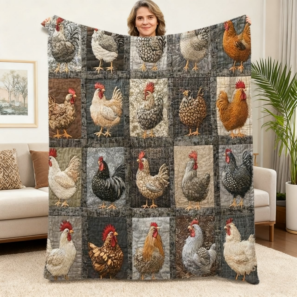 Couverture en flanelle vintage 🎨 | Chaude, douce et légère ☁️ | Idéale pour canapé, lit et voyage 🛋️ | Lavable en machine 🧺