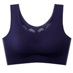 Soutien-gorge ultra fin en soie glacée confortable grande taille