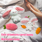Peluche de Lapin Fraise pour Pâques