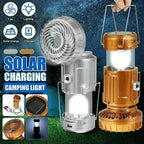 🔥Offre à durée limitée : 50 % de réduction - Lanterne de camping LED solaire portable 6 en 1