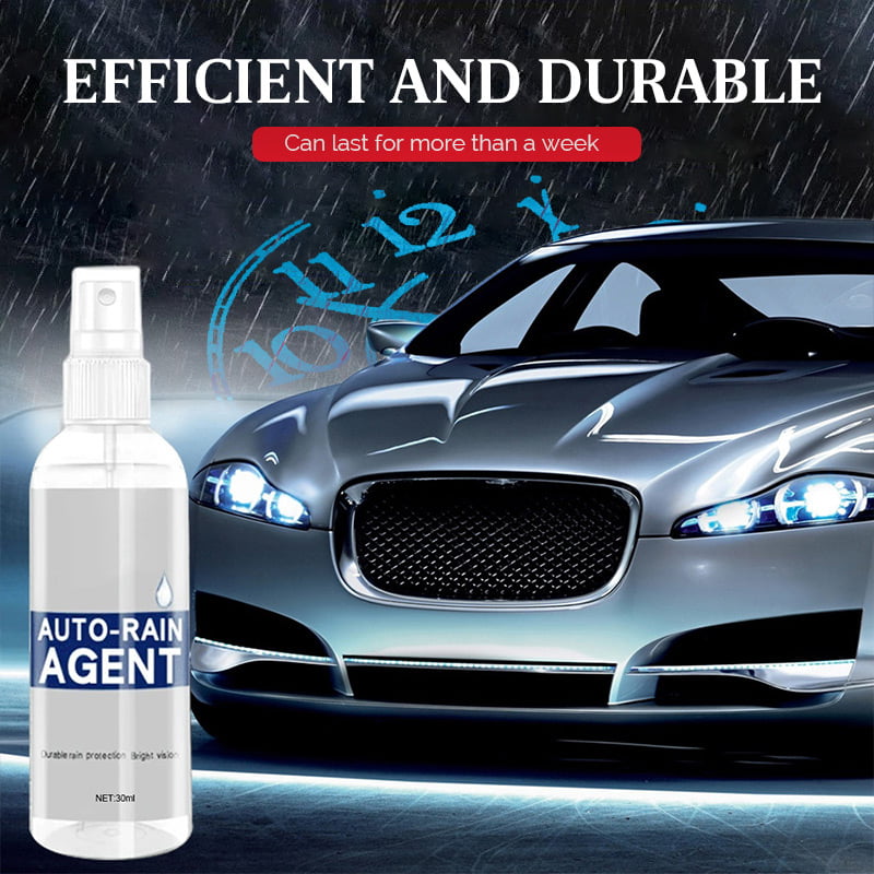 AGENT ANTI-PLUIE ANTI-BUÉE POUR VITRES DE VOITURE (3 PIÈCES)