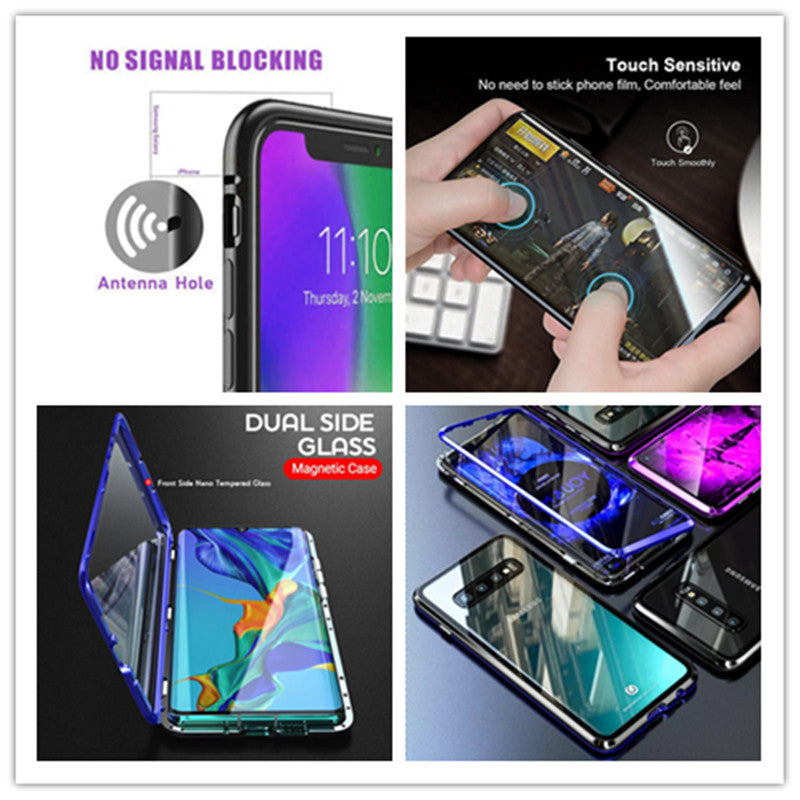 ✨AUJOURD'HUI -39% DE RÉDUCTION ✨ COQUE DE TÉLÉPHONE MAGNÉTIQUE DOUBLE FACE EN VERRE