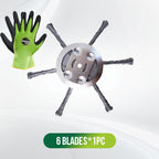 ✂️ Tête de Rechange pour Coupe-Bordure – Conception Anti-Emmêlement | Remplacement Rapide Sans Outils | Compatibilité Universelle | 3 ou 6 Lames | Coupe Précise et Durable 🌿⚡