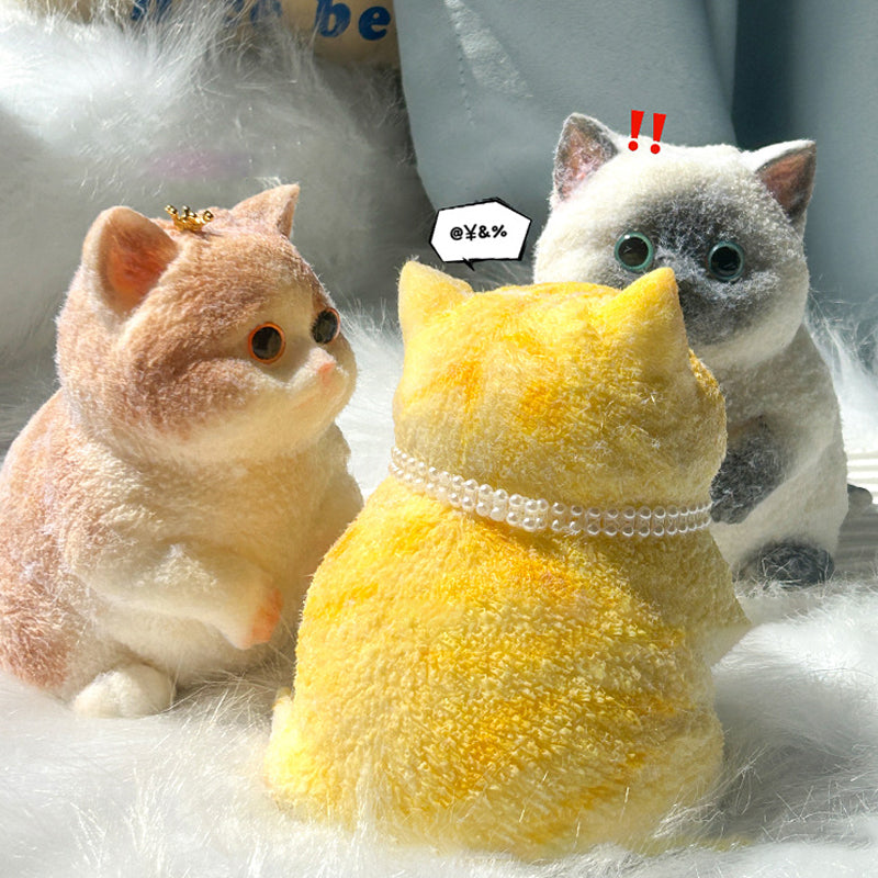 Jouet anti-stress en forme de chat, mignon et doux