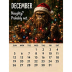 🦶 Calendrier 2027 La Vie Quotidienne de Bigfoot 🌲😄 - 12 Illustrations Exclusives | Format A4 | Papier Premium | Reliure Spirale | Cadeau Parfait | 50% DE RÉDUCTION