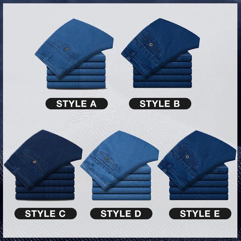 Jean coupe droite taille haute pour homme