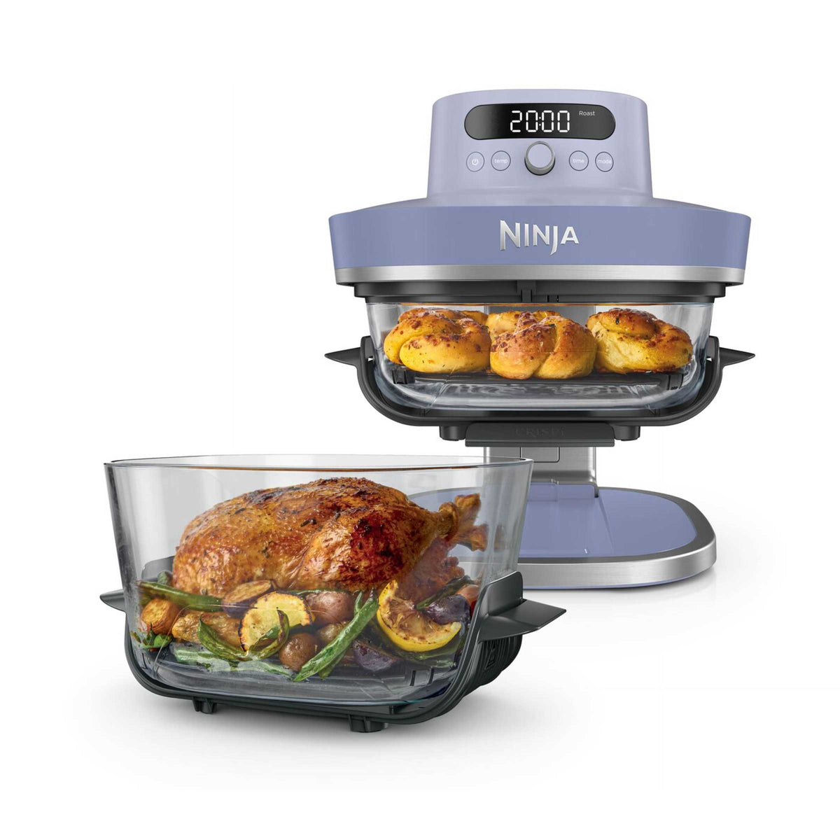 Ninja CRISPi PRO Air fryer en verre 7-en-1, Violet