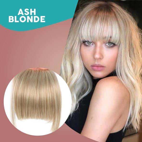 Extensions capillaires avec frange à clipser 3D sans couture