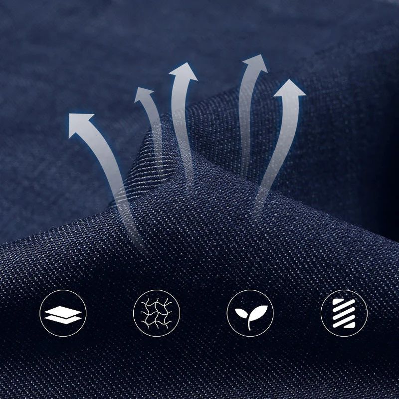 Jean coupe droite taille haute pour homme