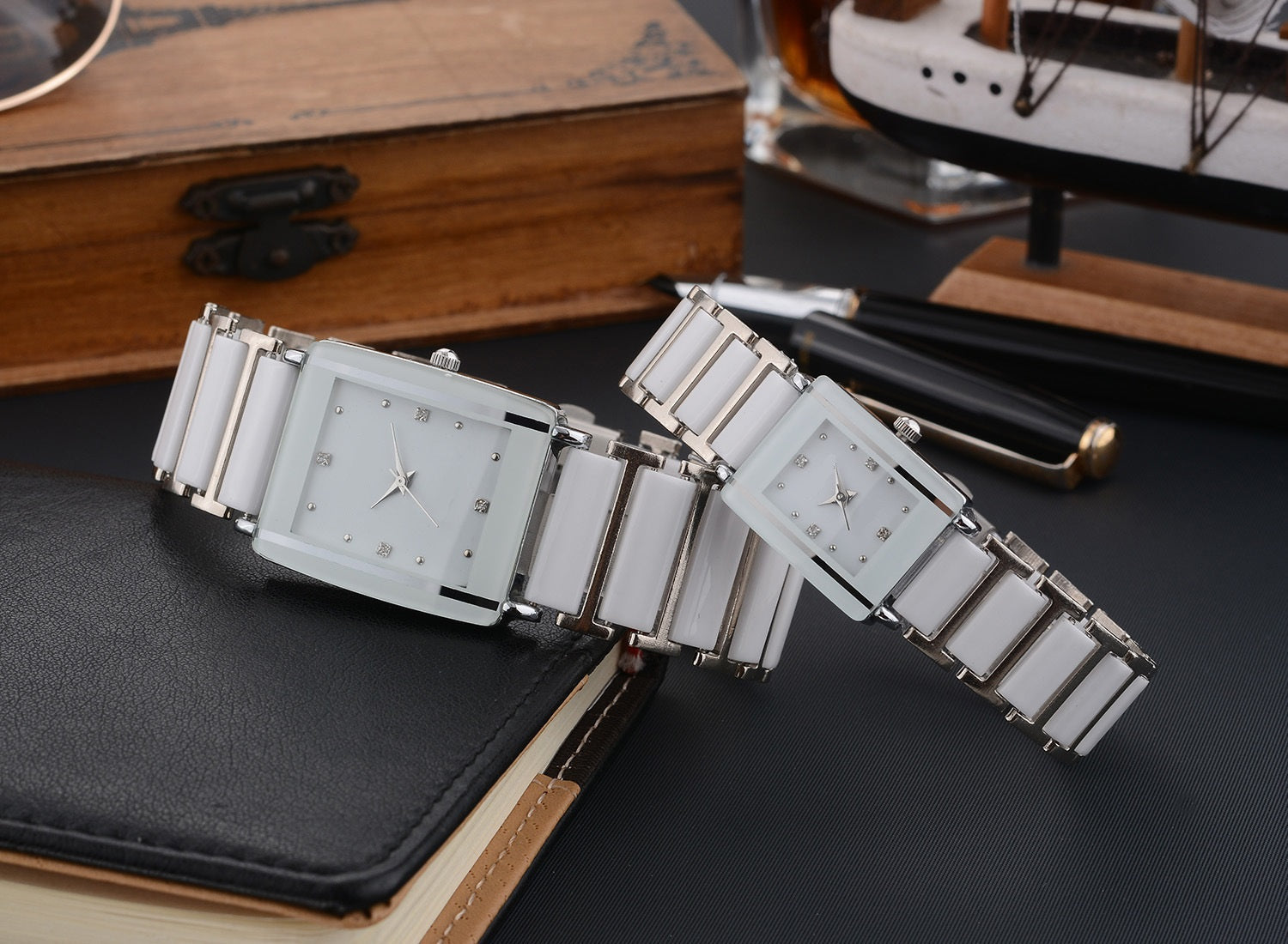 Montre carrée polyvalente décontractée