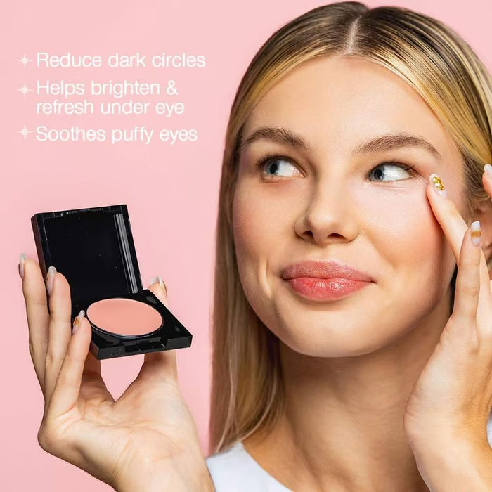👁️ Crème Éclat Contour des Yeux – Correcteur Cernes & Poches | Effet Lumière Immédiat | Waterproof | Testée Dermatologiquement | Sans Parabènes | 5g ✨🌸