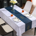 Nappe marbrée imperméable et antitache