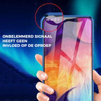 Étui magnétique en verre trempé double face pour téléphone Samsung