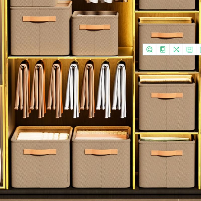 Boîte de rangement pliable pour armoire Organisateur de vêtements
