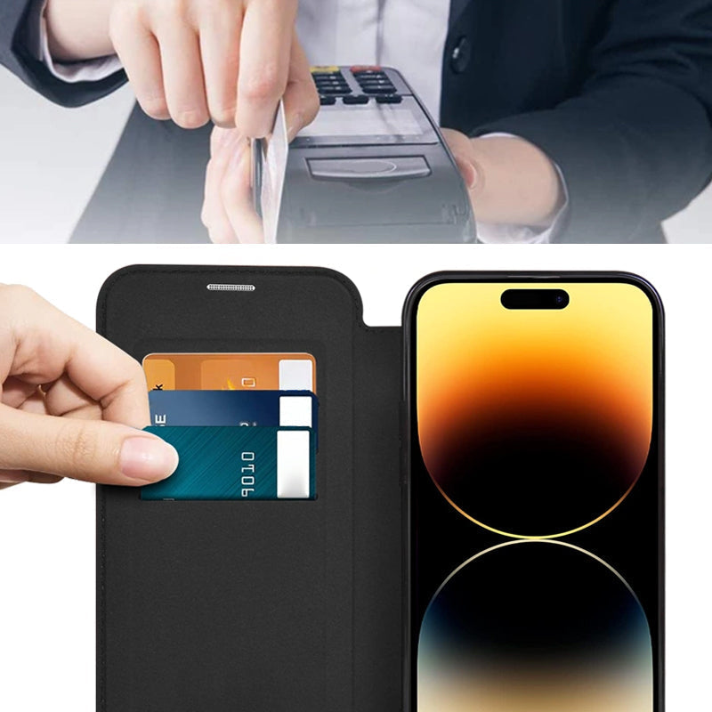 Étui en similicuir pour iPhone