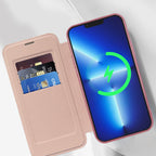 Étui en similicuir pour iPhone