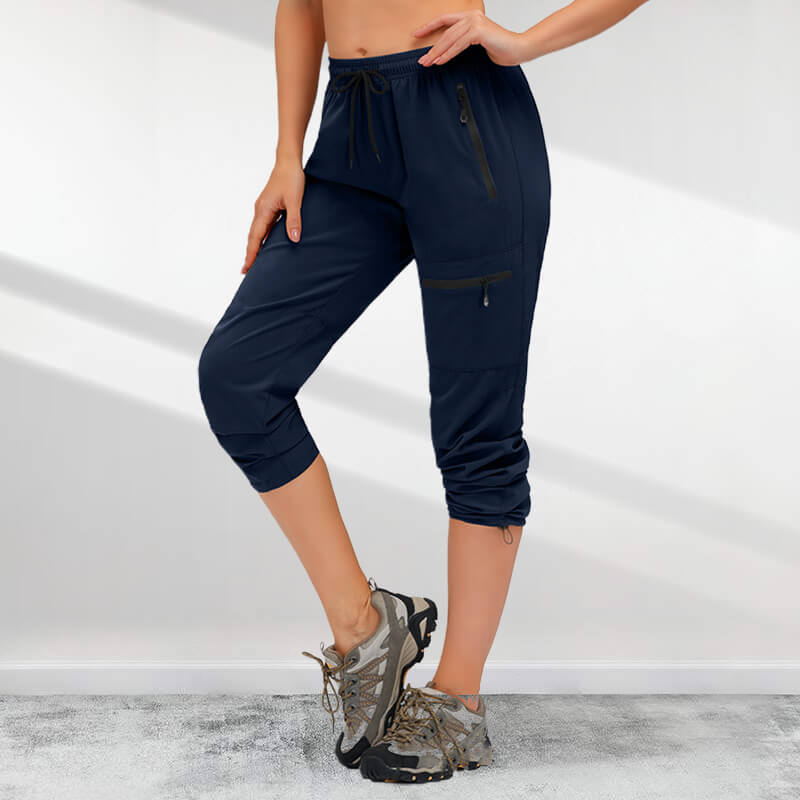 Pantalon de trekking pour femme 5 poches zippées