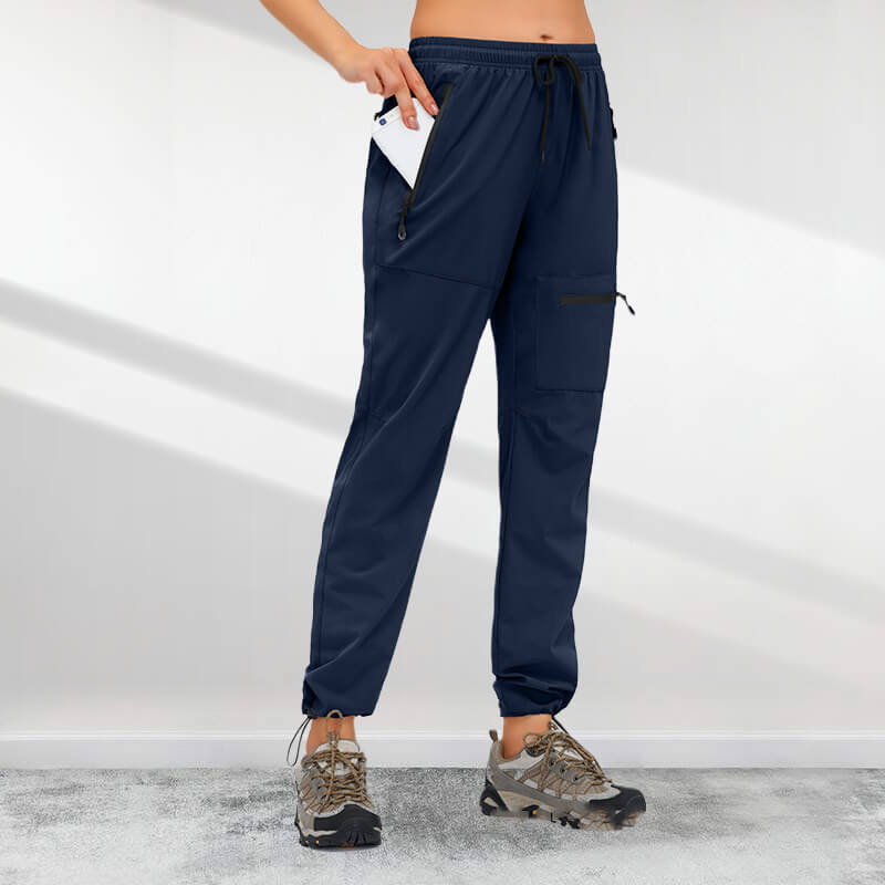 Pantalon de trekking pour femme 5 poches zippées
