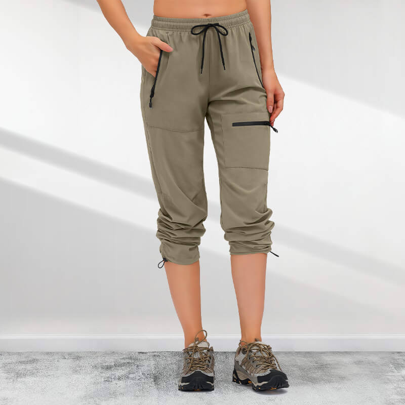 Pantalon de trekking pour femme 5 poches zippées