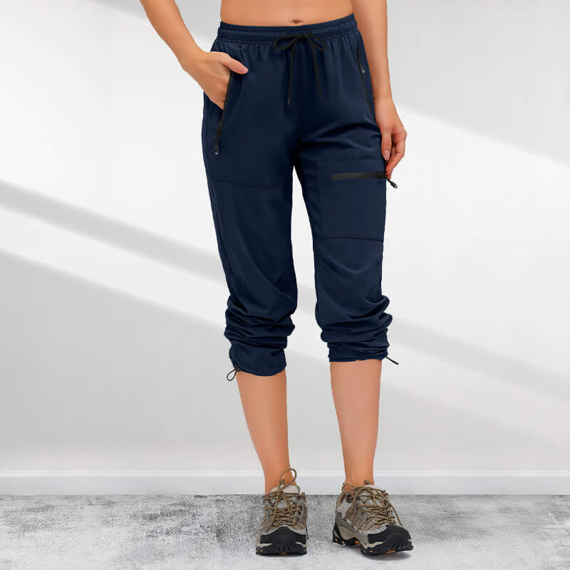 Pantalon de trekking pour femme 5 poches zippées