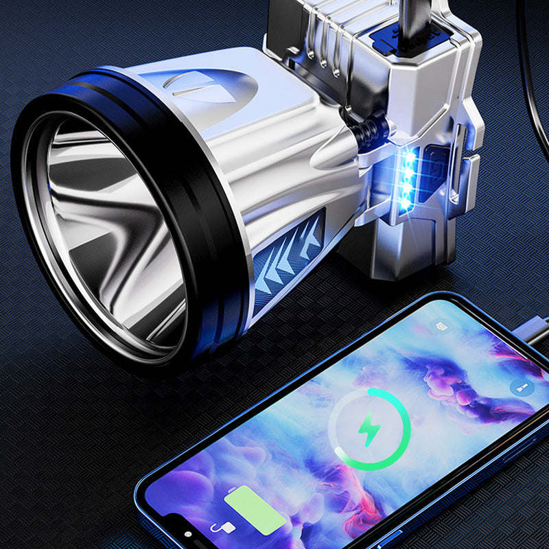 Lampe frontale rechargeable super lumineuse haute puissance