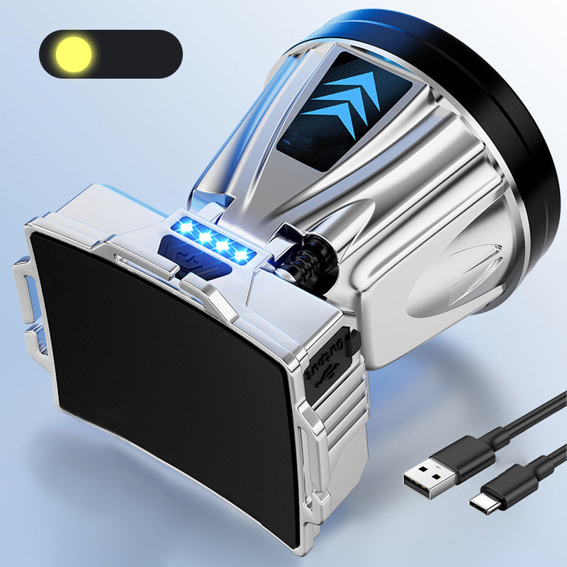 Lampe frontale rechargeable super lumineuse haute puissance