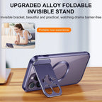 Coque de Téléphone Magnétique Pliable avec Support et Aromathérapie pour iPhone Séries 14/13
