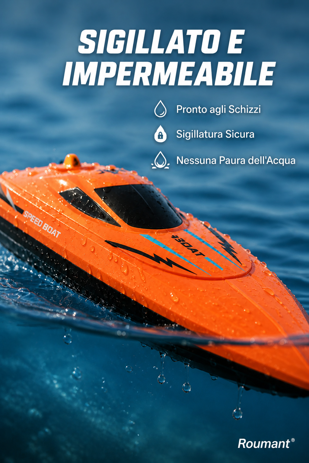 🎮🚢 À MOITIÉ PRIX ! Bateau de course télécommandé ultra-rapide 2,4 GHz avec deux moteurs 🌊 ⚡ –50 % DE RÉDUCTION (offre du jour)