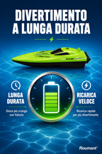 🎮🚢 À MOITIÉ PRIX ! Bateau de course télécommandé ultra-rapide 2,4 GHz avec deux moteurs 🌊 ⚡ –50 % DE RÉDUCTION (offre du jour)