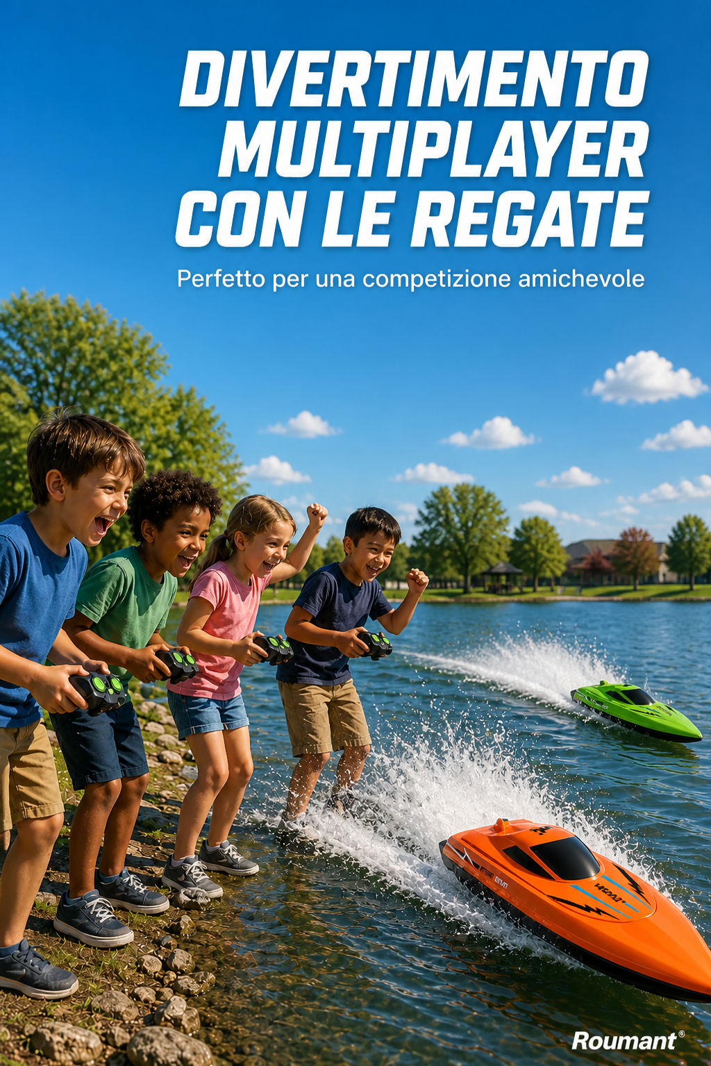 🎮🚢 À MOITIÉ PRIX ! Bateau de course télécommandé ultra-rapide 2,4 GHz avec deux moteurs 🌊 ⚡ –50 % DE RÉDUCTION (offre du jour)