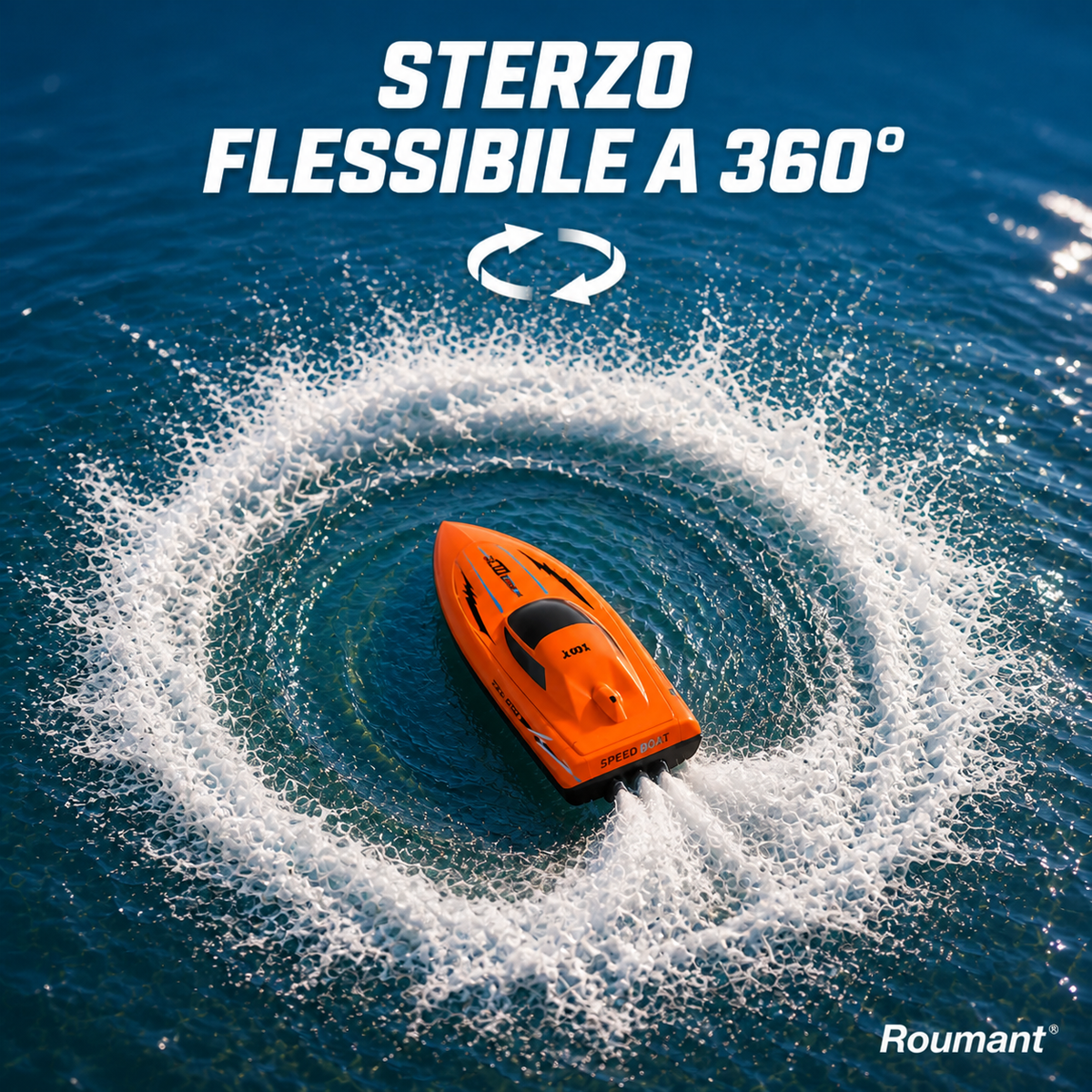🎮🚢 À MOITIÉ PRIX ! Bateau de course télécommandé ultra-rapide 2,4 GHz avec deux moteurs 🌊 ⚡ –50 % DE RÉDUCTION (offre du jour)