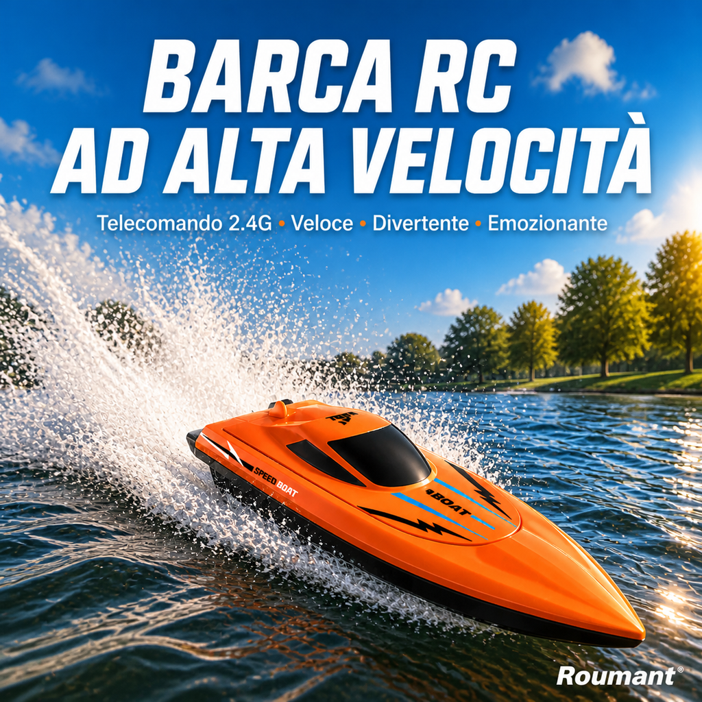 🎮🚢 À MOITIÉ PRIX ! Bateau de course télécommandé ultra-rapide 2,4 GHz avec deux moteurs 🌊 ⚡ –50 % DE RÉDUCTION (offre du jour)