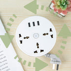 🔌 Universal Power Strip with Cable Organizer, 3 AC Outlets & 3 USB Ports – 2500W/10A, 110-250V, Overload & Short-Circuit Protection, 2m or 2.8m Cable – Home, Travel & Office ✨📱