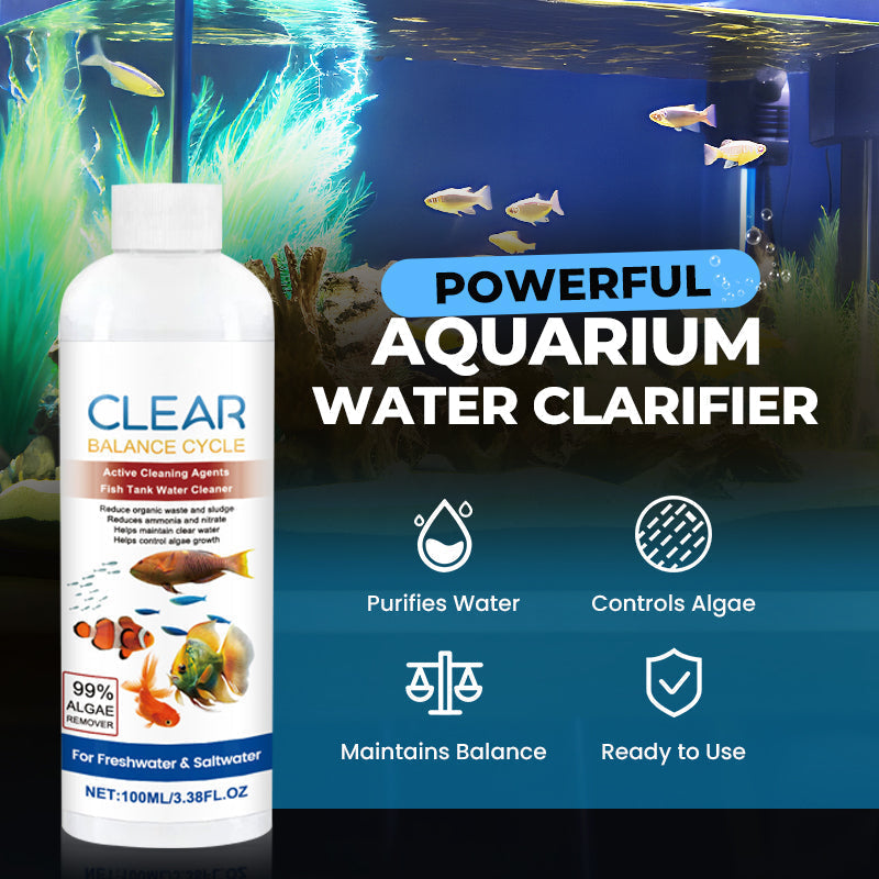 100 ml de Clarificateur d'Eau Puissant pour Aquarium