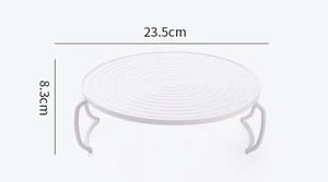 🍽️ Plateau Pliable 2-en-1 pour Micro-ondes – Chauffe Deux Plats Simultanément | Poignées Cool-Touch Anti-Brûlure | Silicone Alimentaire Sans BPA | Antidérapant et Peu Encombrant | Ø 23,5 × 8,3 cm ✨