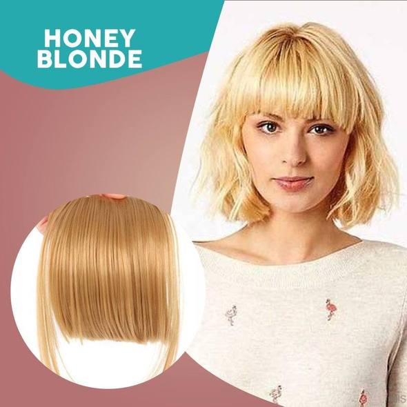 Extensions capillaires avec frange à clipser 3D sans couture