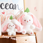 Peluche de Lapin Fraise pour Pâques