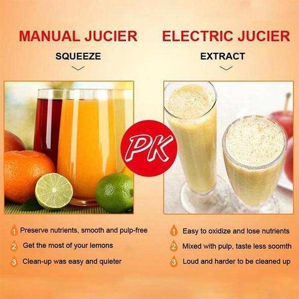 Extracteur de jus en acier inoxydable