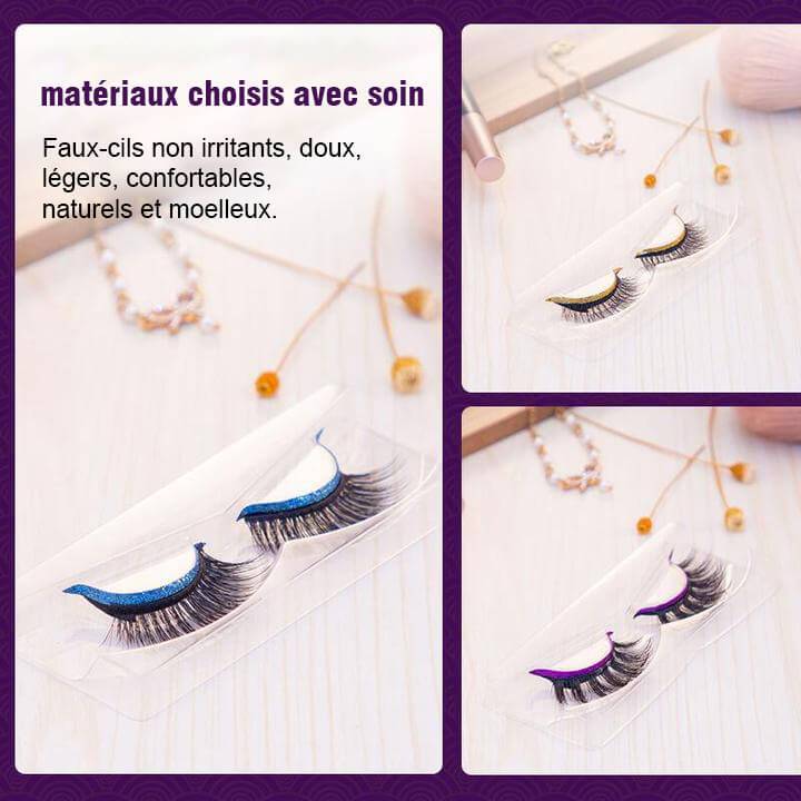 Autocollants réutilisables pour eye-liner et cils