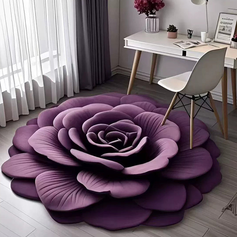 🏠Nouveau Produit 2025🔥Tapis de Sol en Peluche Florale et Terre de Diatomées