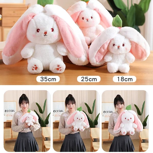 Peluche de Lapin Fraise pour Pâques