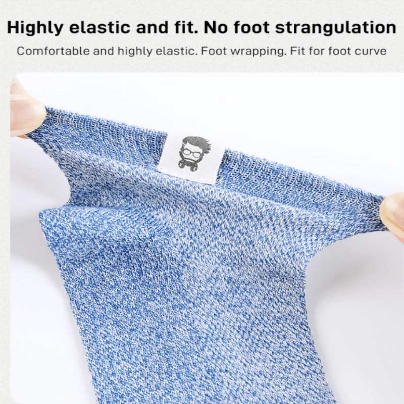 Chaussettes déodorantes respirantes et antibactériennes pour hommes