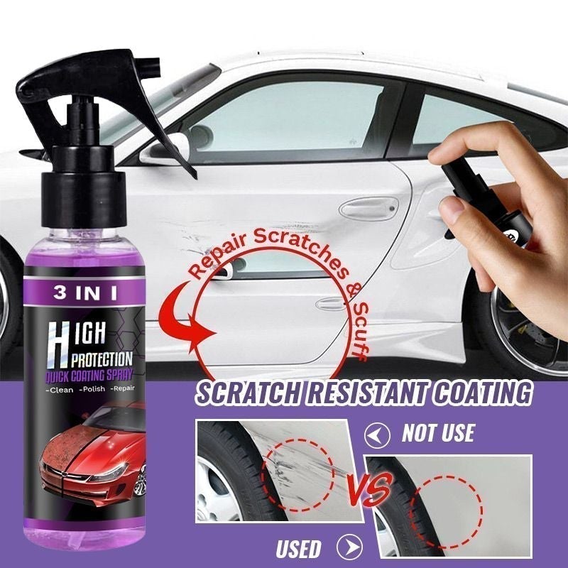✨✨✨Spray de revêtement 3-en-1 haute protection pour voiture
