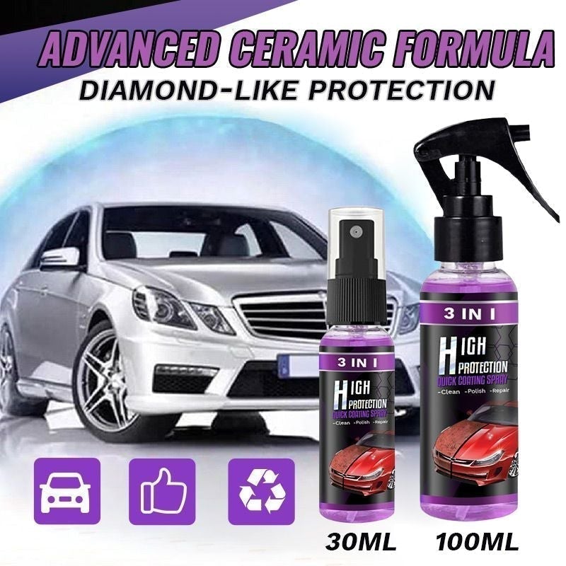✨✨✨Spray de revêtement 3-en-1 haute protection pour voiture