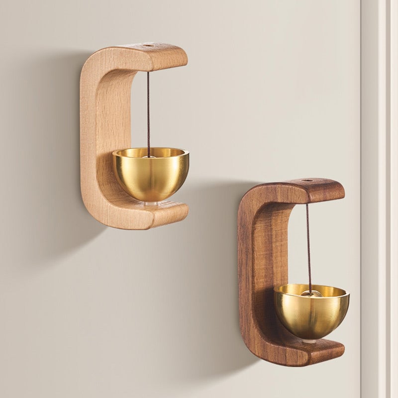 Carillon Éolien Magnétique en Bois – Carillon et Décoration de Porte
