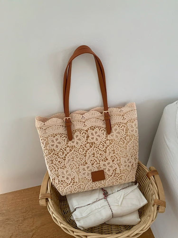 ⏳Offre à durée limitée⏰ Sac à bandoulière vintage en dentelle – Dentelle élégante, intérieur spacieux et bandoulière réglable